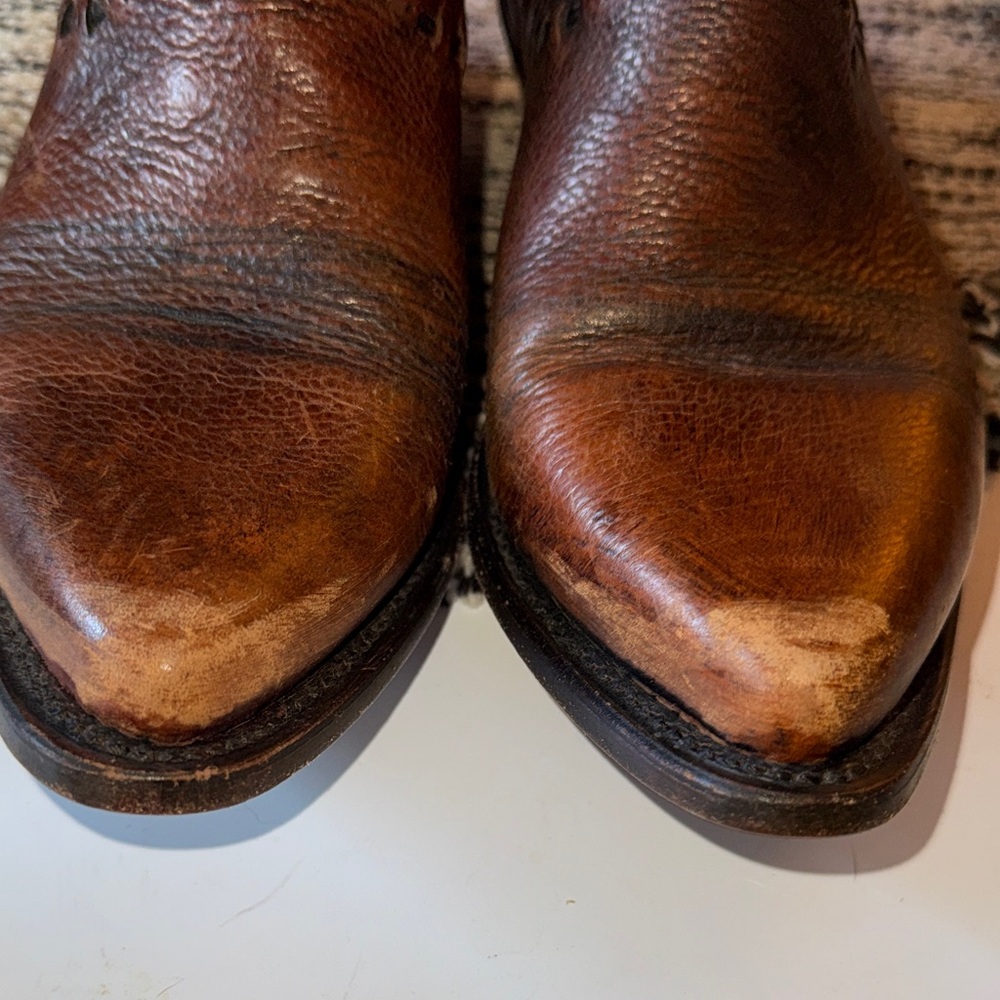 ASH Women’s Leather Western Boots37 fits like a 6 - Picture 5 of 11
